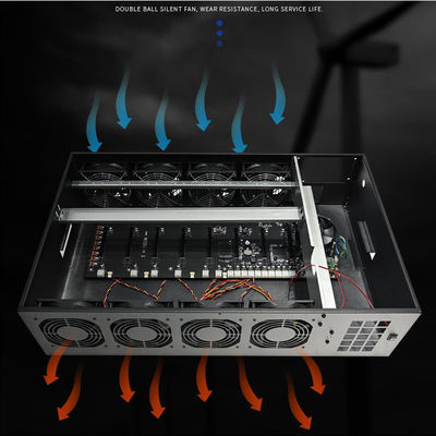 Celeron 1037U Ethereum Coin Crypto Mining Computer ETH Miner 8GPU 64GB SSD 4GB DDR3