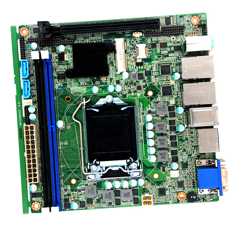 LGA 1151 Mini Itx Motherboard , Tablet PC Motherboard Dual Channel DDR4 Dual LAN