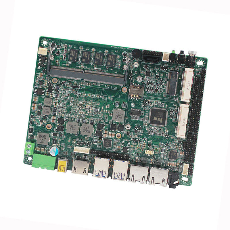 Skylake I3-6100U Mini 3.5 And 4 Inch Motherboard 4GB DDR4 With DP 4K Display 6 COM 2 LAN