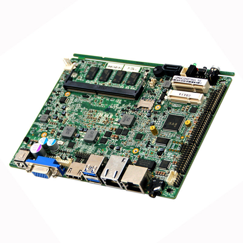 Kaby Lake I7-7500U 3.5" Motherboard , Industrial Computer Motherboard 8V-36V Input